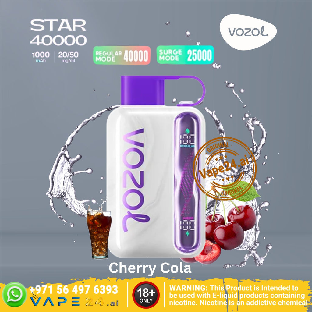 Vozol Star 40000 Puffs Disposable Vape – 20/50mg in Dubai