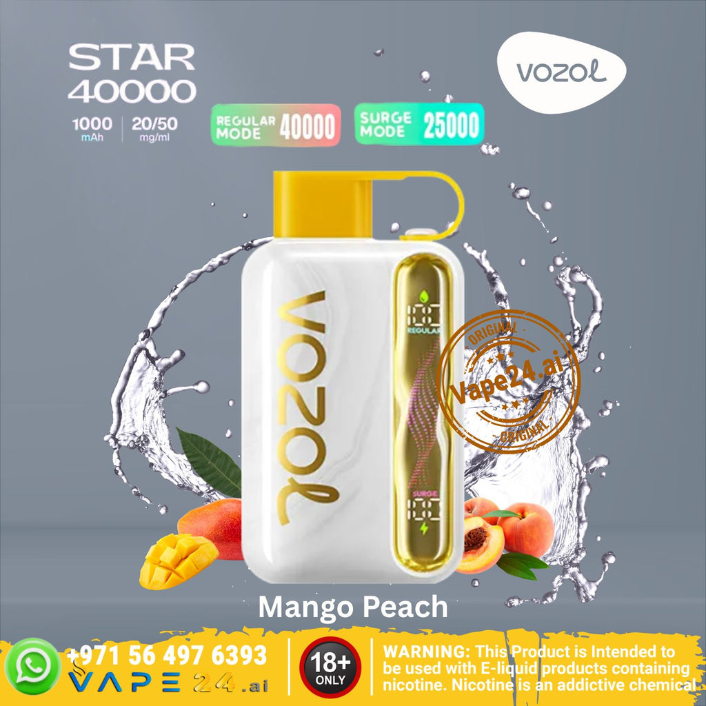 Vozol Star 40000 Puffs Disposable Vape – 20/50mg in Dubai
