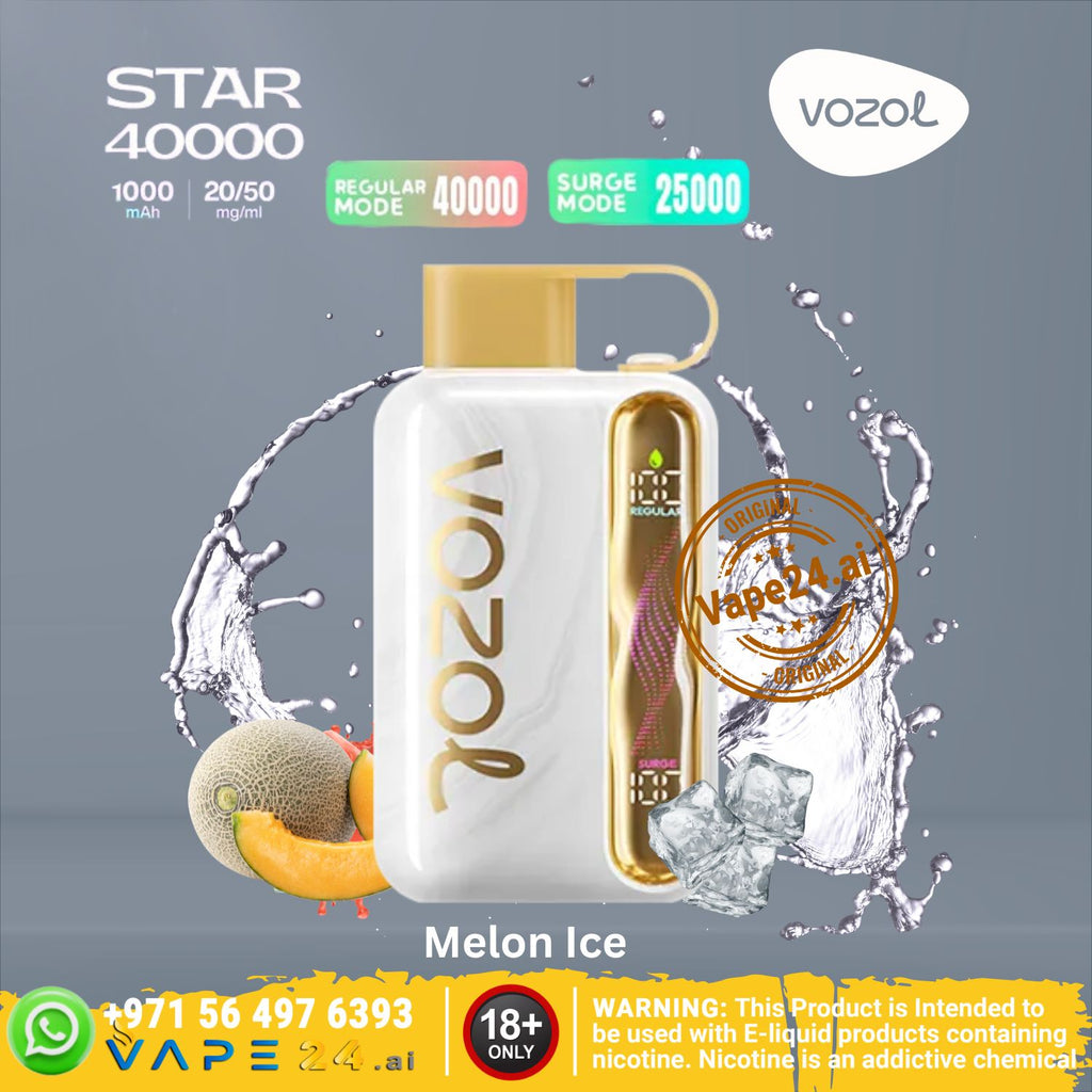 Vozol Star 40000 Puffs Disposable Vape – 20/50mg in Dubai
