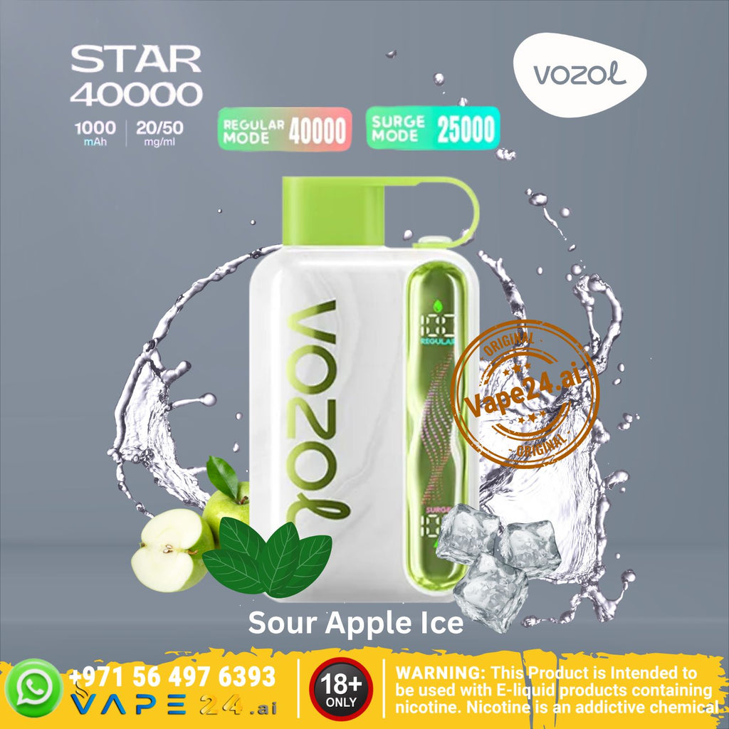 Vozol Star 40000 Puffs Disposable Vape – 20/50mg in Dubai