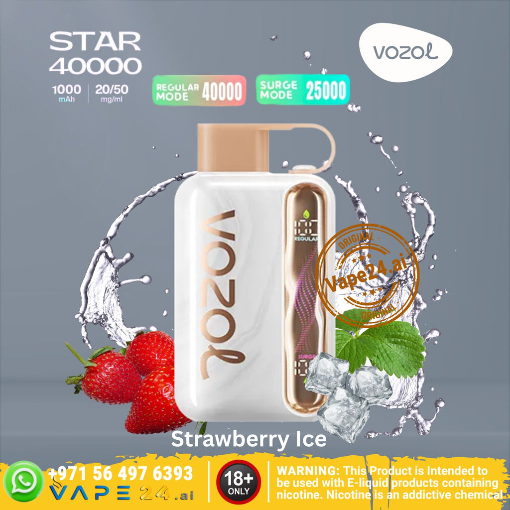 Vozol Star 40000 Puffs Disposable Vape – 20/50mg in Dubai