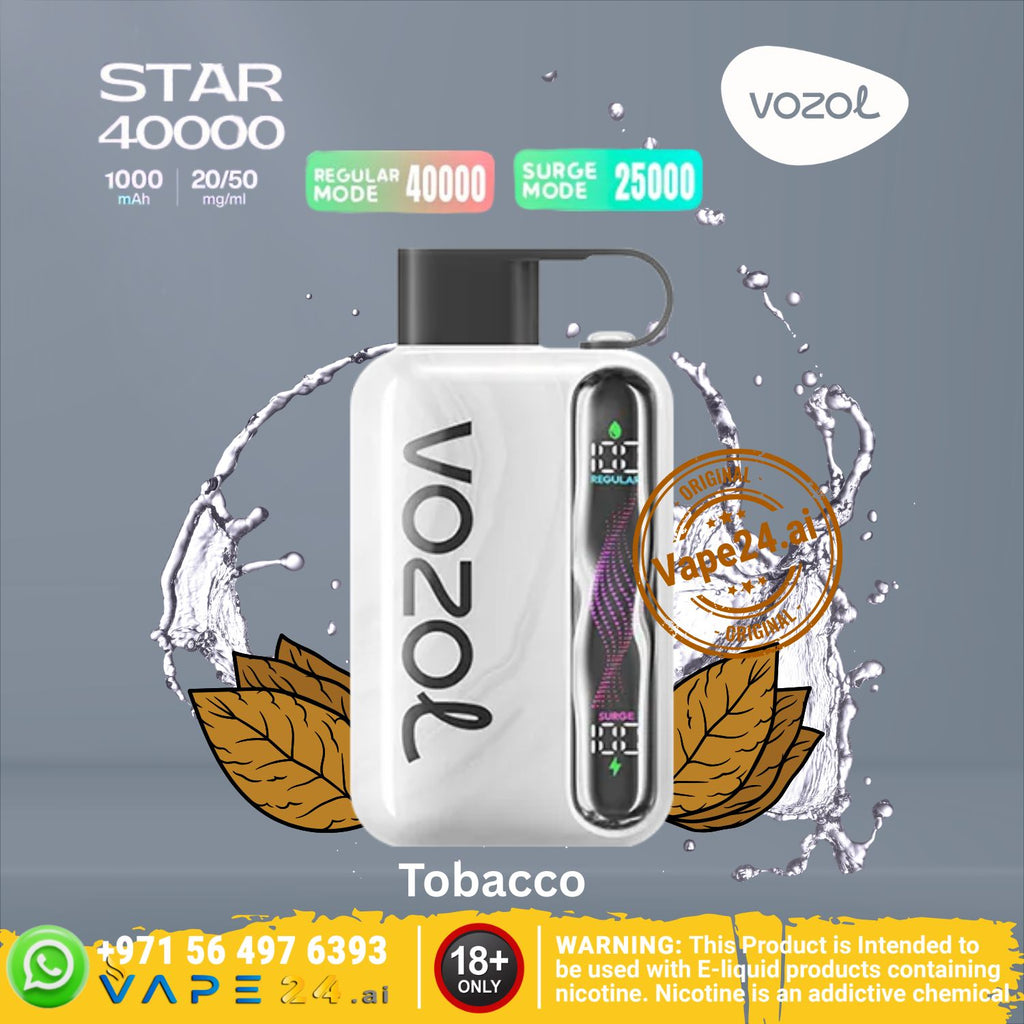 Vozol Star 40000 Puffs Disposable Vape – 20/50mg in Dubai