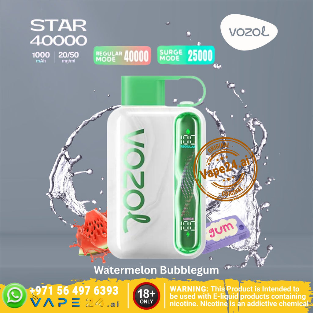 Vozol Star 40000 Puffs Disposable Vape – 20/50mg in Dubai