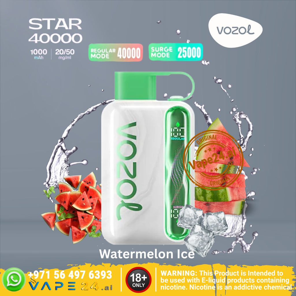 Vozol Star 40000 Puffs Disposable Vape – 20/50mg in Dubai