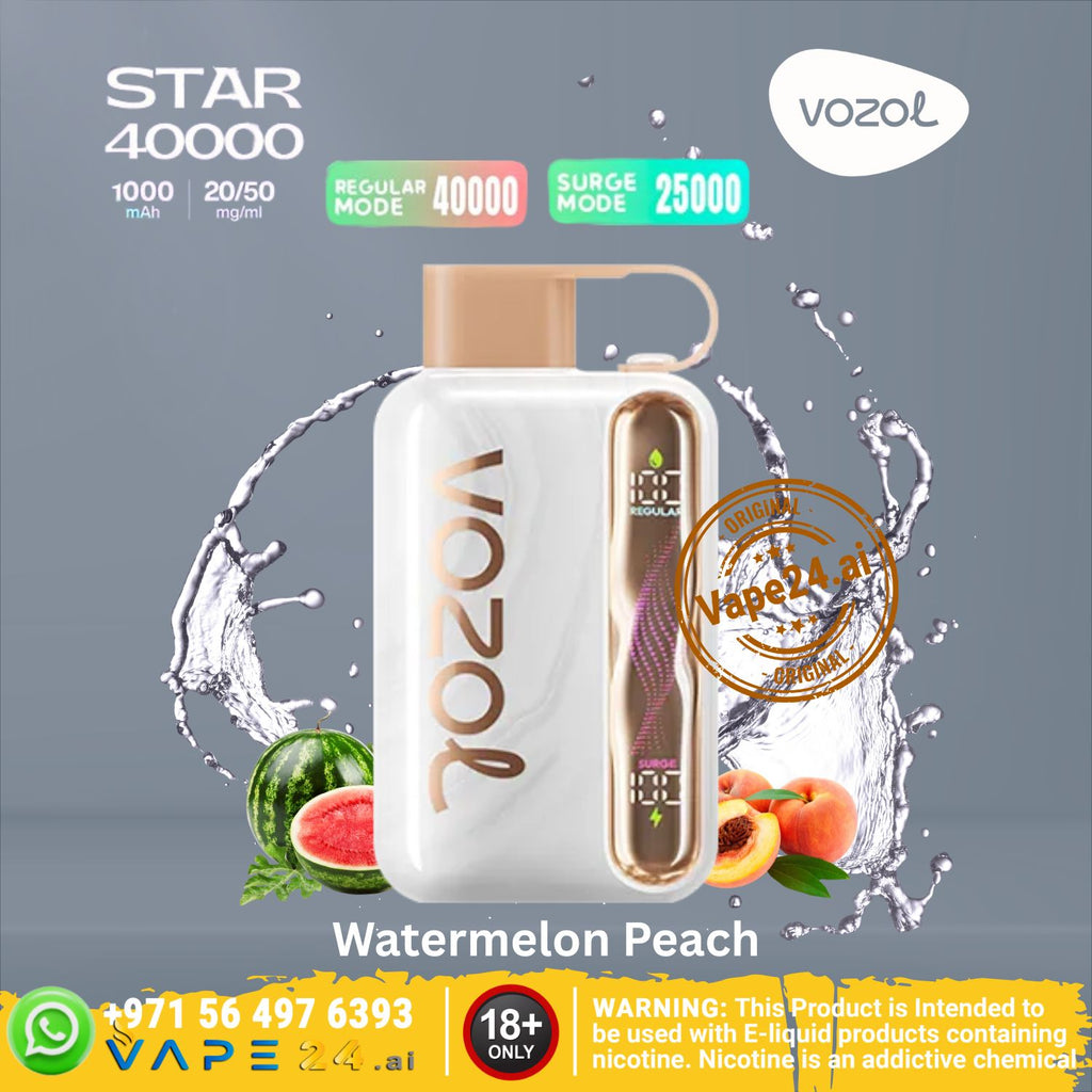 Vozol Star 40000 Puffs Disposable Vape – 20/50mg in Dubai