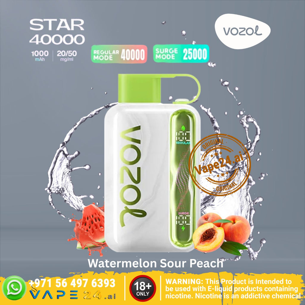 Vozol Star 40000 Puffs Disposable Vape – 20/50mg in Dubai