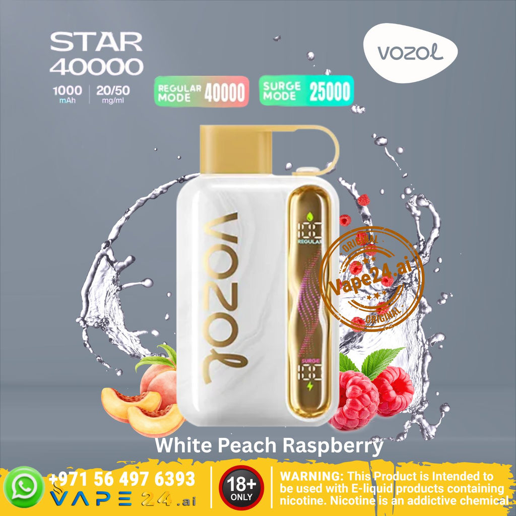 Vozol Star 40000 Puffs Disposable Vape – 20/50mg in Dubai