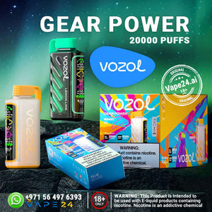 VOZOL Gear Power 20000 Puffs Disposable Vape - Buy in UAEFlavors ::: Blue Mojito
