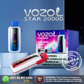 Vozol Star 20000 Puffs Disposable Vape - Dubai, UAEFlavors ::: Strawberry Mango