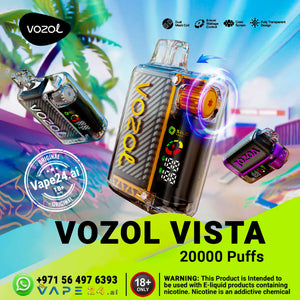 Vozol Vista 20000 Puffs Vape – Dubai, UAEFlavors ::: Blue Razz Ice