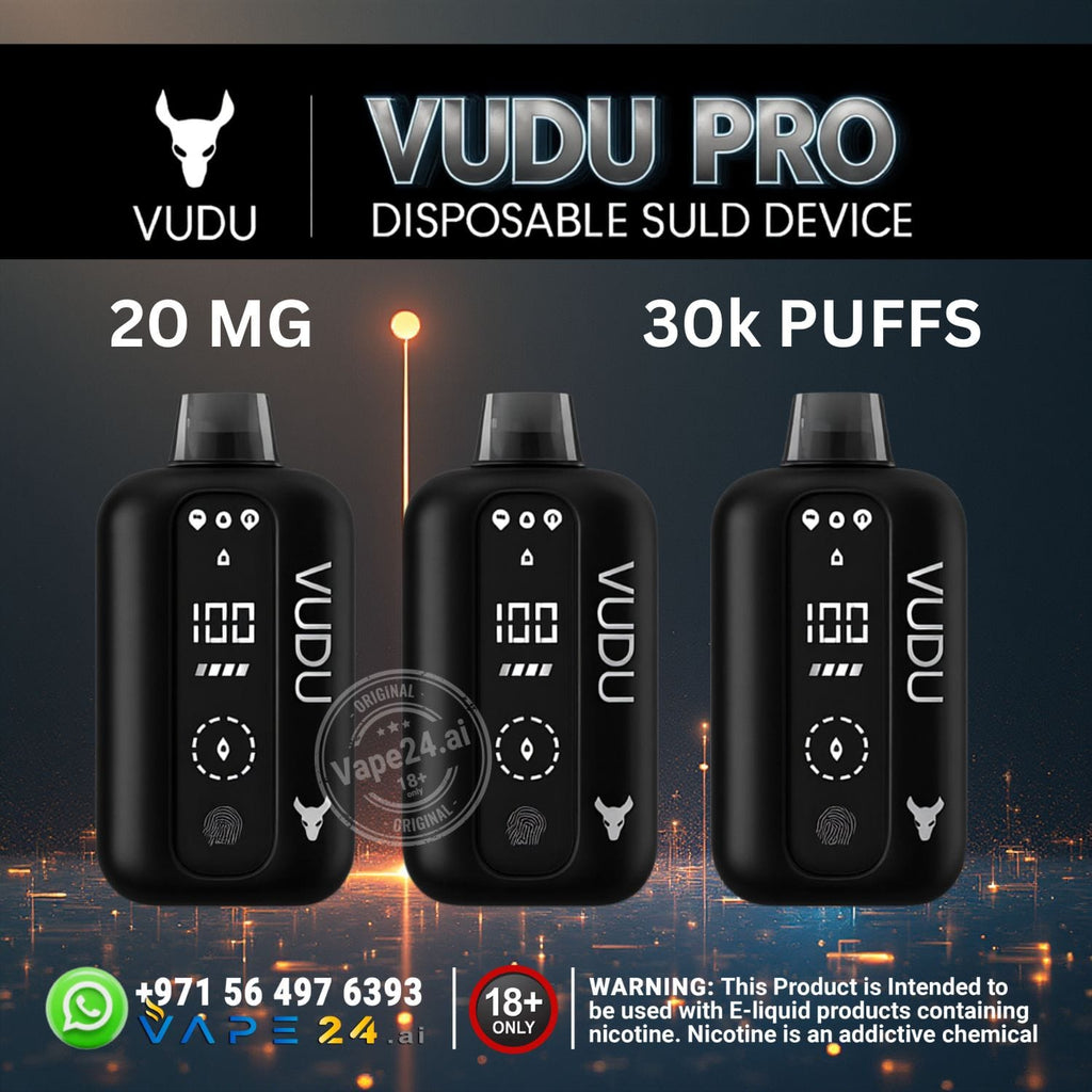 VUDU Pro 30000 Puffs Disposable Vape 20mg in Dubai