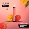 Indulge in 2500 Puffs: VUDU FILTER Best Prices in Dubai UAEFlavors: Strawberry Mango