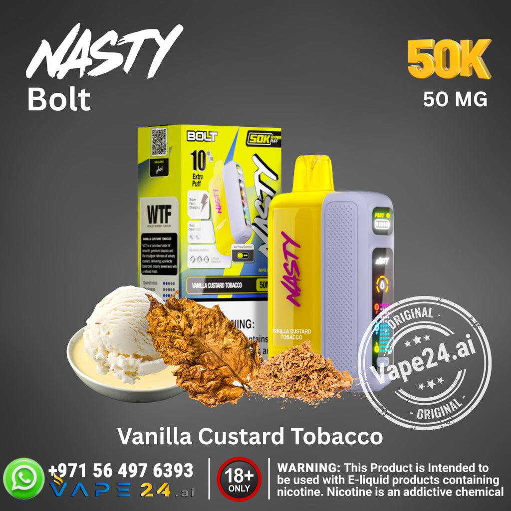 Nasty Bolt Hyperbeast 50K Puffs 50mg Disposable Vape in UAE