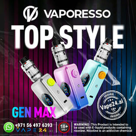 VAPORESSO Gen Max 220W Vape Kit in Dubai-Dual Battery PowerDevice Model ::: Arctic Silver