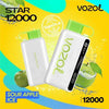 Vozol Star 12000 Puffs Disposable Vape in DubaiFlavors ::: SOUR APPLE ICE