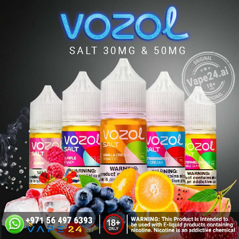 Buy Vozol Saltnic 30MG & 50MG E-liquid in Dubai - Best Price 