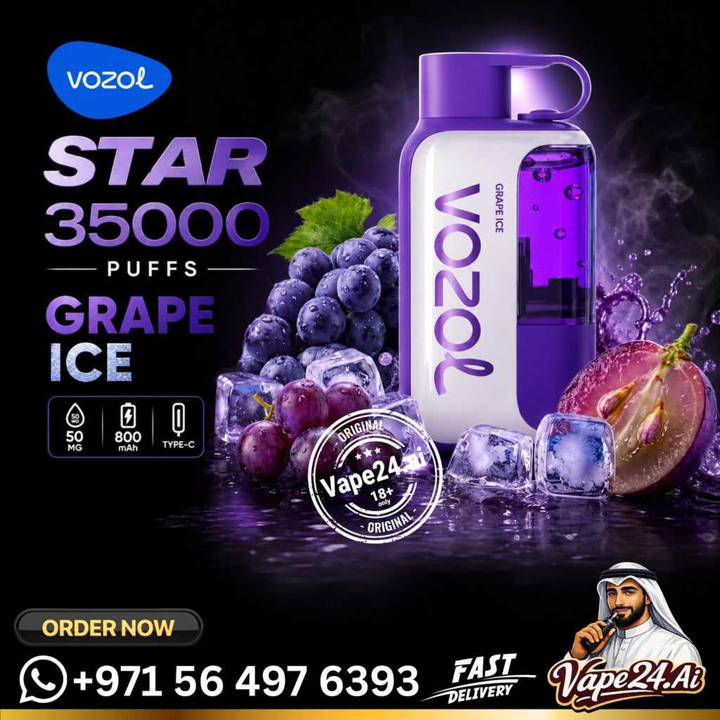 Vozol Star 35k Puffs Disposable Vape Grape Ice