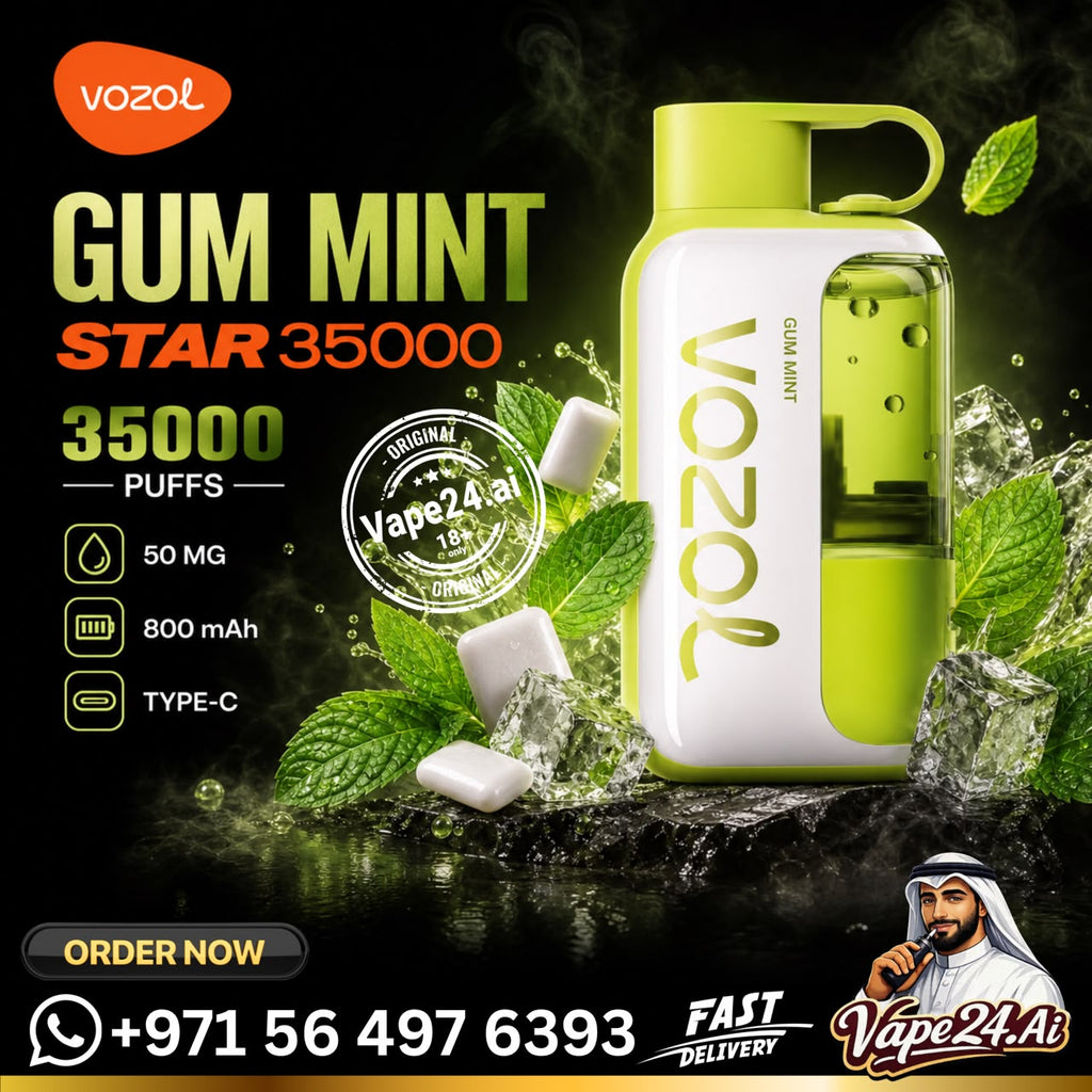 Vozol Star 35k Puffs Disposable Vape Gum Mint