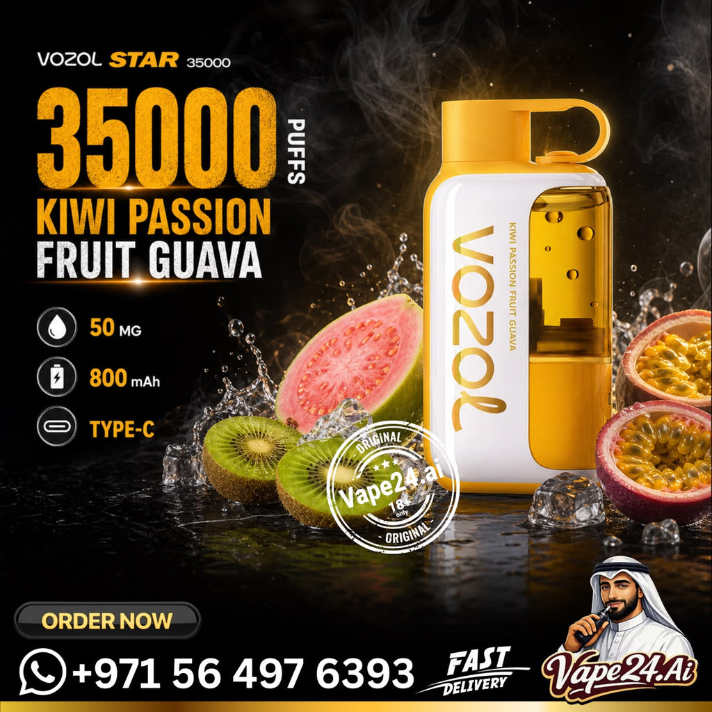 Vozol Star 35k Puffs Disposable Vape Kiwi Passion Fruit Guava