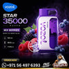Vozol Star 35k Puffs Disposable Vape Mix Berries