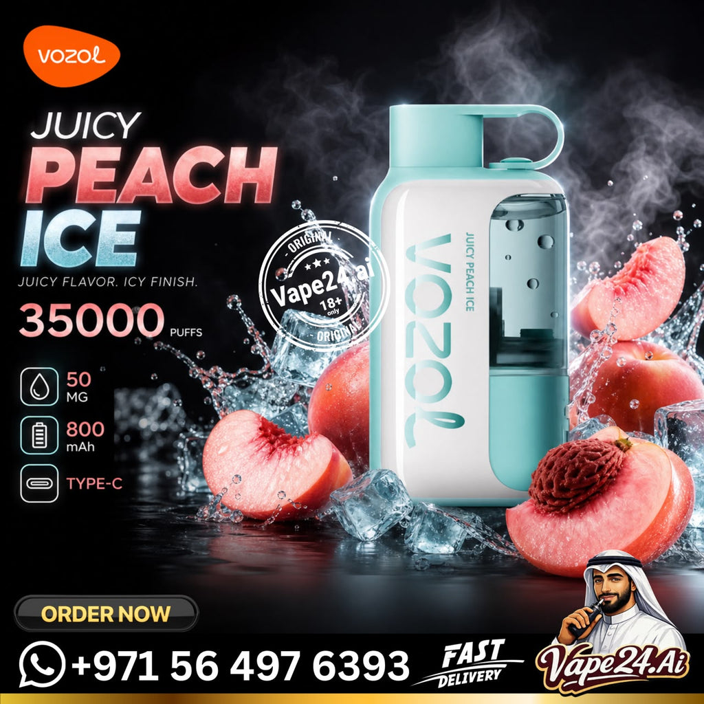 Vozol Star 35k Puffs Disposable Vape Peach Ice