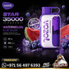 Vozol Star 35k Puffs Disposable Vape Watermelon Blue Slush