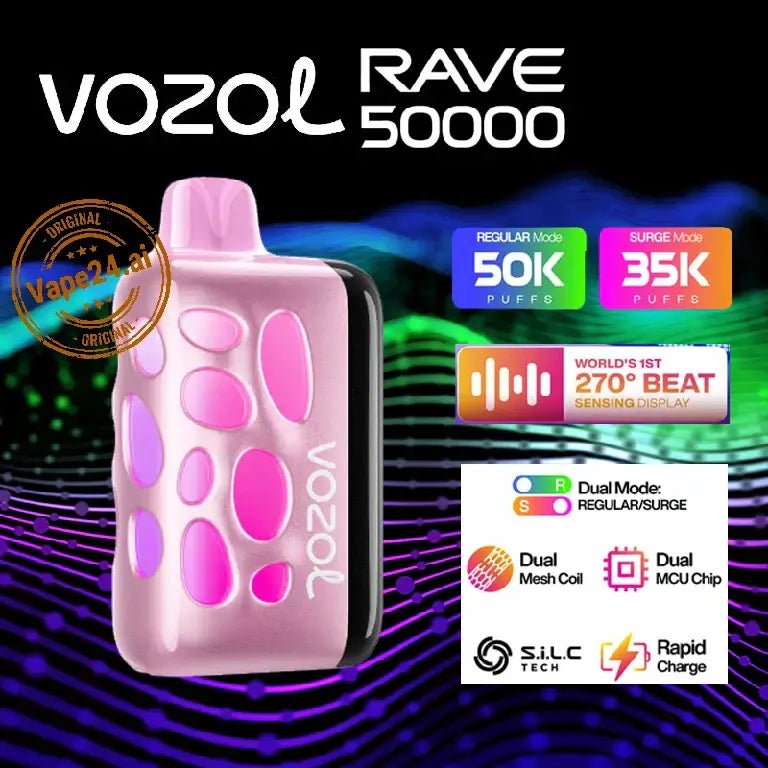 VOZOL Rave 40000 Puffs 5% Disposable Vape in UAE