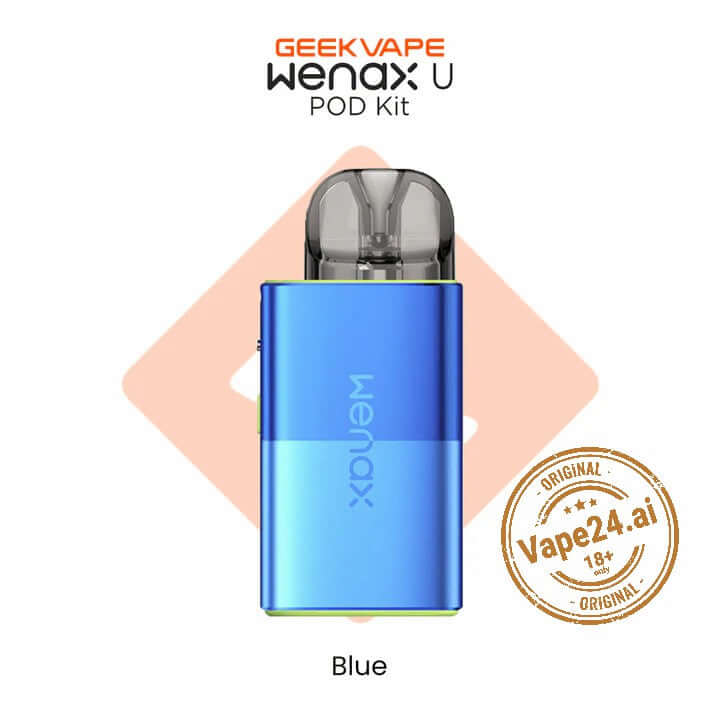 Wenax U Pod Kit in Dubai - GeekVape’s Best for MTL & RDTL VapingDevice Models ::: Blue