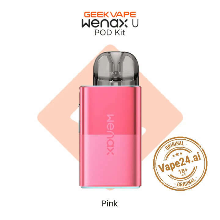 Wenax U Pod Kit in Dubai - GeekVape’s Best for MTL & RDTL VapingDevice Models ::: pink