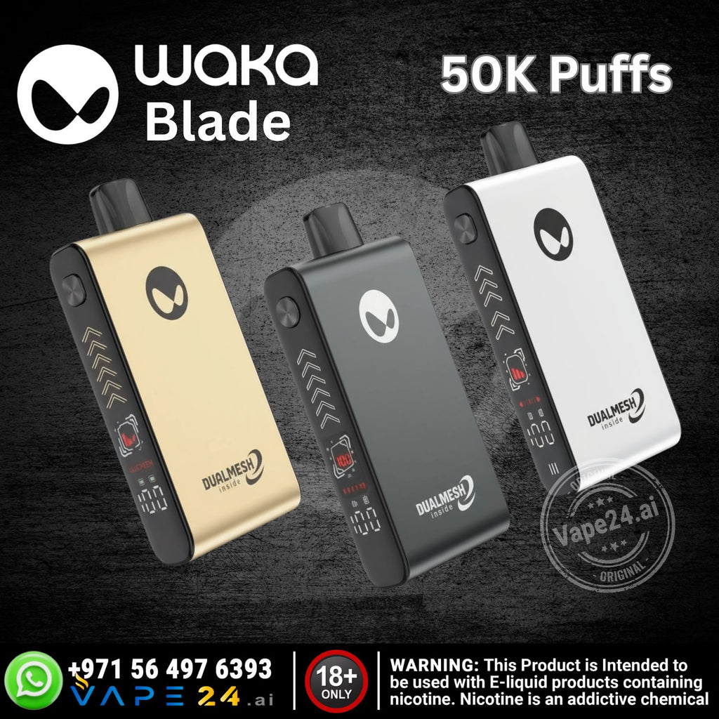 Waka Blade 50000 Puffs Disposable Vape – High Puff Device in UAE