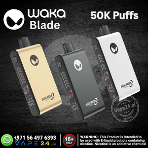 Waka Blade 50000 Puffs Disposable Vape – High Puff Device in UAE