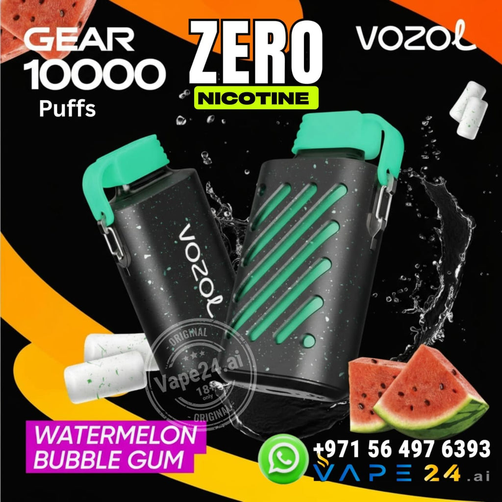 Vozol Gear 10000 Puffs Zero Nicotine (0%) Disposable Vape in Dubai