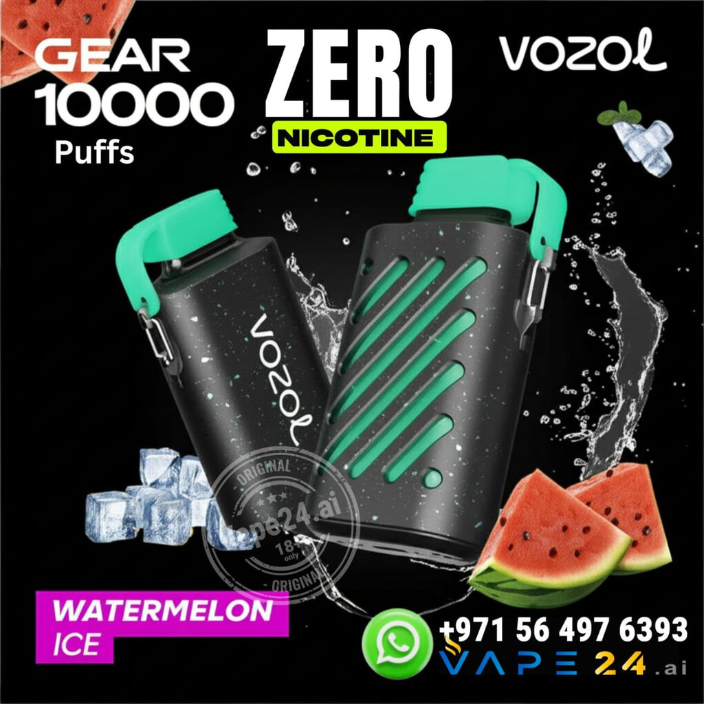 Vozol Gear 10000 Puffs Zero Nicotine (0%) Disposable Vape in Dubai