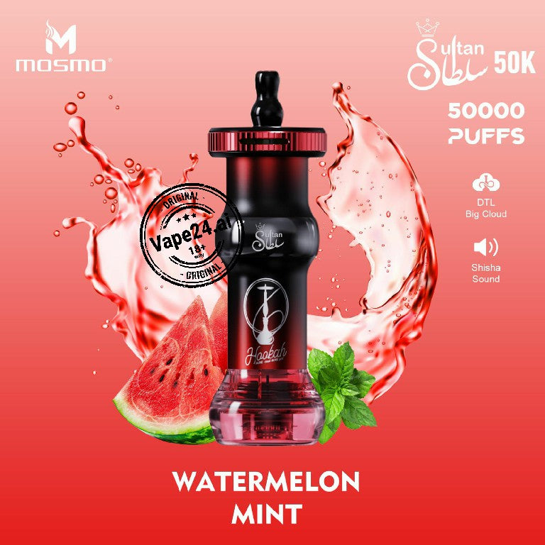 Mosmo Sultan 50000 Puffs (DTL) Disposable E-Hookah Dubai