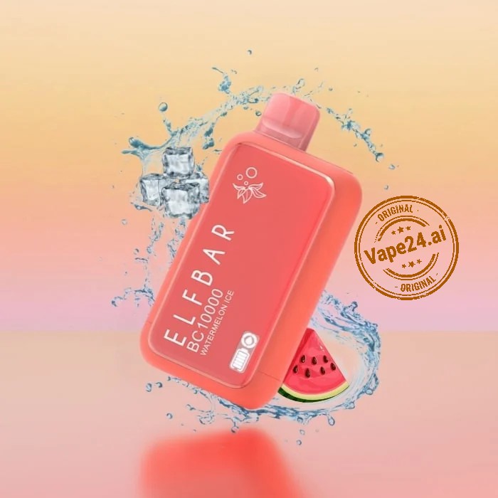 New ELF BAR BC 10000 Puffs Disposable Vape with Watermelon Flavor - Order Now for 10% Discount and Express Delivery