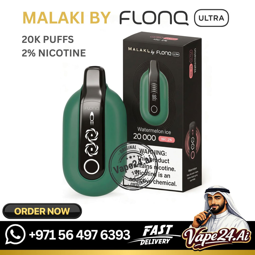 FLONQ Ultra 20000 Puffs Disposable Vape by MALAKI in Dubai, UAE