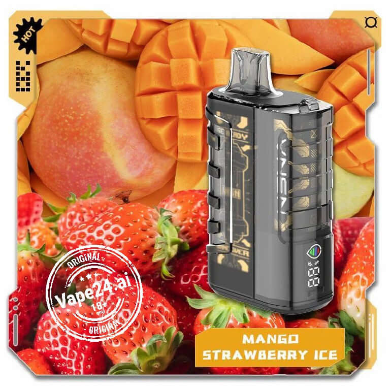 VNSN GHOST 15000 Puffs Disposable Vape – 12 Flavors FLAVOR ::: Mango Strawberry Ice