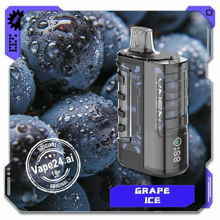 VNSN GHOST 15000 Puffs Disposable Vape – 12 Flavors FLAVOR ::: GRAPE ICE