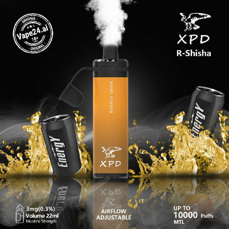 XPD BAR R Shisha 10000 Puffs Disposable Vape in UAEFlavors ::: Cola Lemon