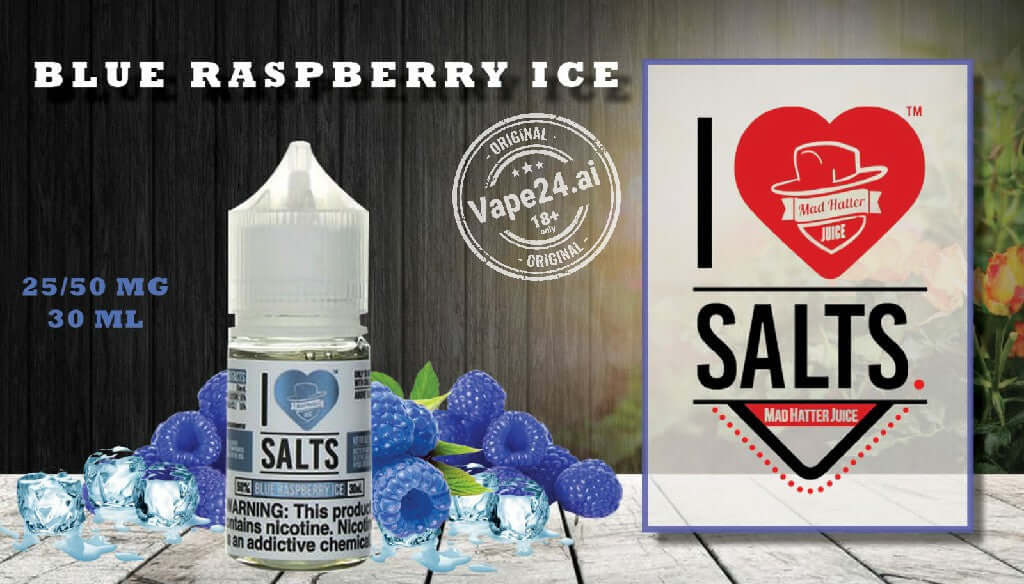 I Love Salt Vape E-Liquid 25MG & 50MG - All Flavors in Dubai Flavors ::: Blue Raspberry Ice