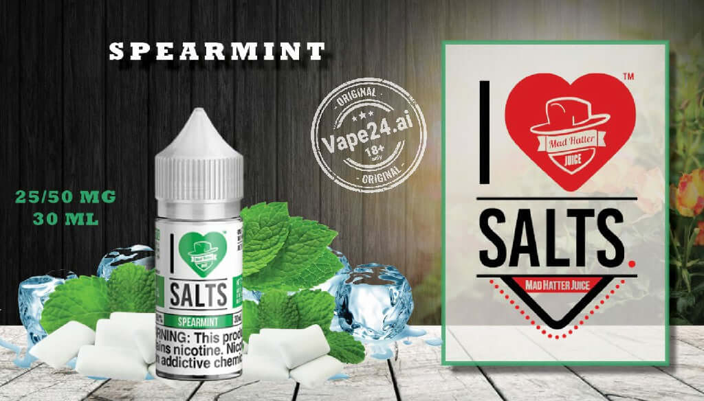 I Love Salt Vape E-Liquid 25MG & 50MG - All Flavors in Dubai Flavors ::: Spearmint