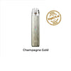 Uwell Caliburn G4 Mini 35W Pod System in Champagne Gold color, compact and portable vaping device.