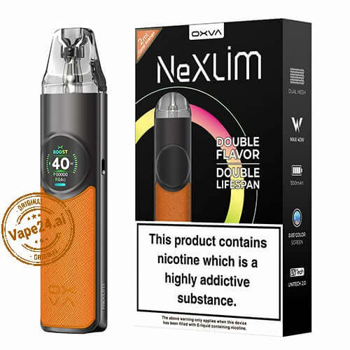 OXVA NeXLIM Pod System Kit 1500mAh – Buy in Dubai UAE Choose Model: Coral Orange