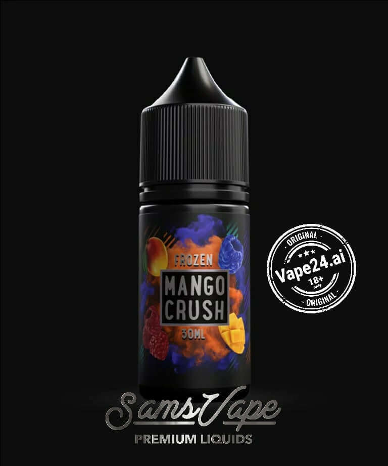 SAM VAPES Salt Nicotine 30ml E-Liquid | Dubai Flavors: Mango Crush Frozen