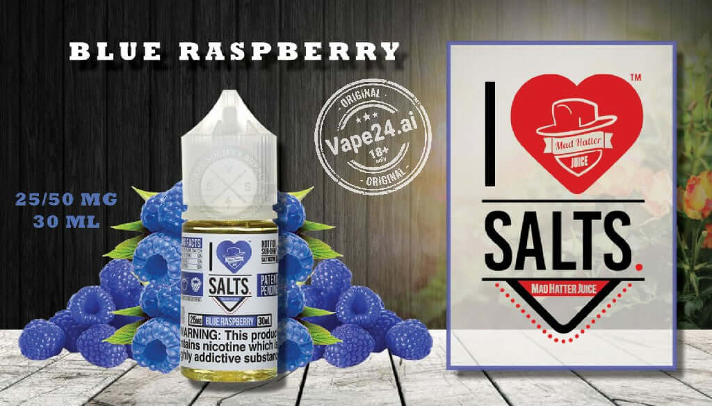 I Love Salt Vape E-Liquid 25MG & 50MG - All Flavors in Dubai Flavors ::: Blue Raspberry