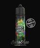 SAMS VAPE Frozen Juicy Apple E-Liquid in 60ml bottle with 3mg nicotine, featuring colorful fruit design.