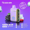 Geek Bar Pulse 15000 Puffs Disposable Vape - Grape Raspberry Ice - Dual Core - 650mAh Rechargeable - 5% Nicotine - Vape24.ai Original