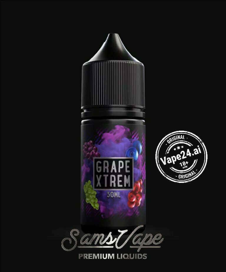 SAM VAPES Salt Nicotine 30ml E-Liquid | Dubai Flavors: Grape Xtrem