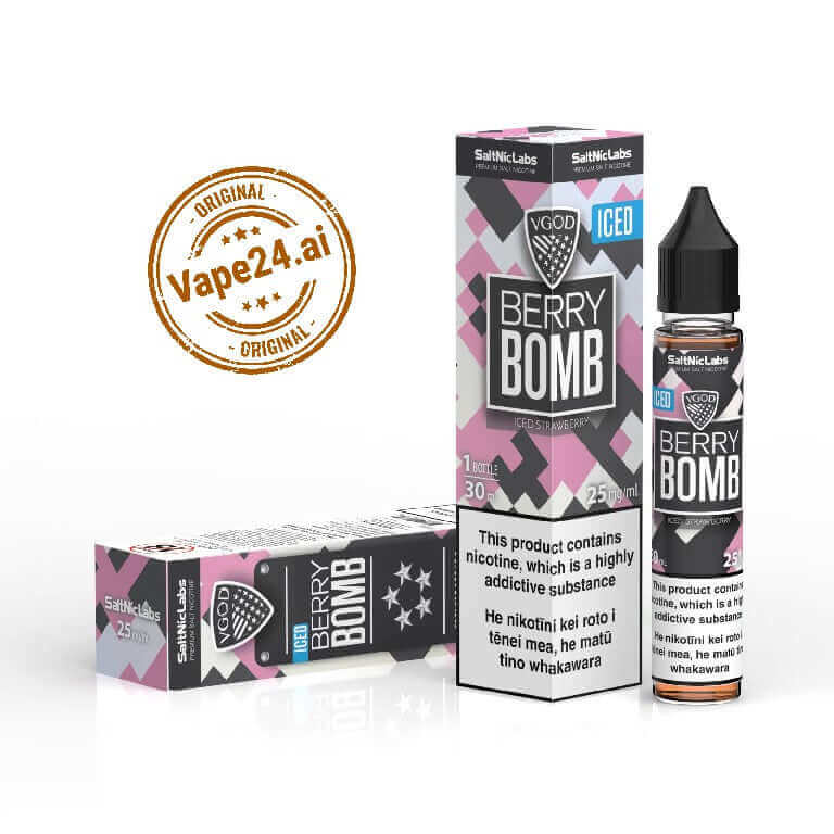 VGOD SaltNic 30ML E-Liquids - All Flavors Available in DubaiFLAVOR-: Berry Bomb ICED