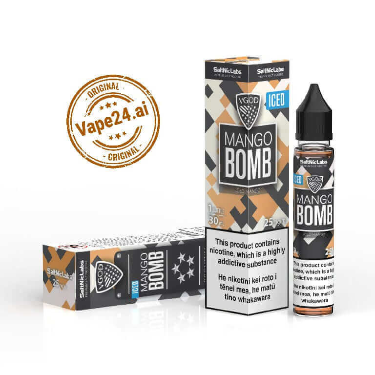 VGOD SaltNic 30ML E-Liquids - All Flavors Available in DubaiFLAVOR-: Mango Bomb ICED